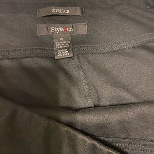 Style & Company XL Black skirt.